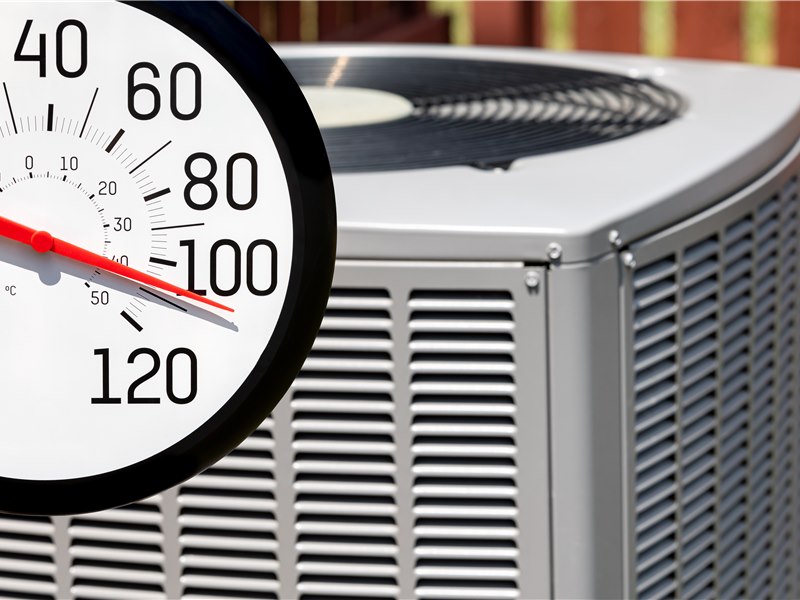 ACES mounted on outdoor AC condenser unit